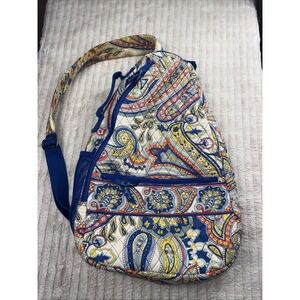 Vera Bradley Tennis Sling Backpack Bag Pickleball in Marina Paisley See Pics